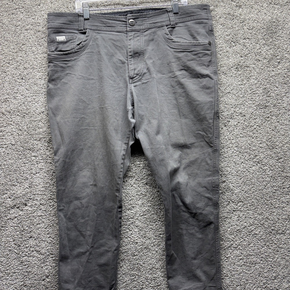 Kuhl Men's The Law‎ Jean 40x30 Canvas Gray Vintage Patinadye 5193 Hiking Work
